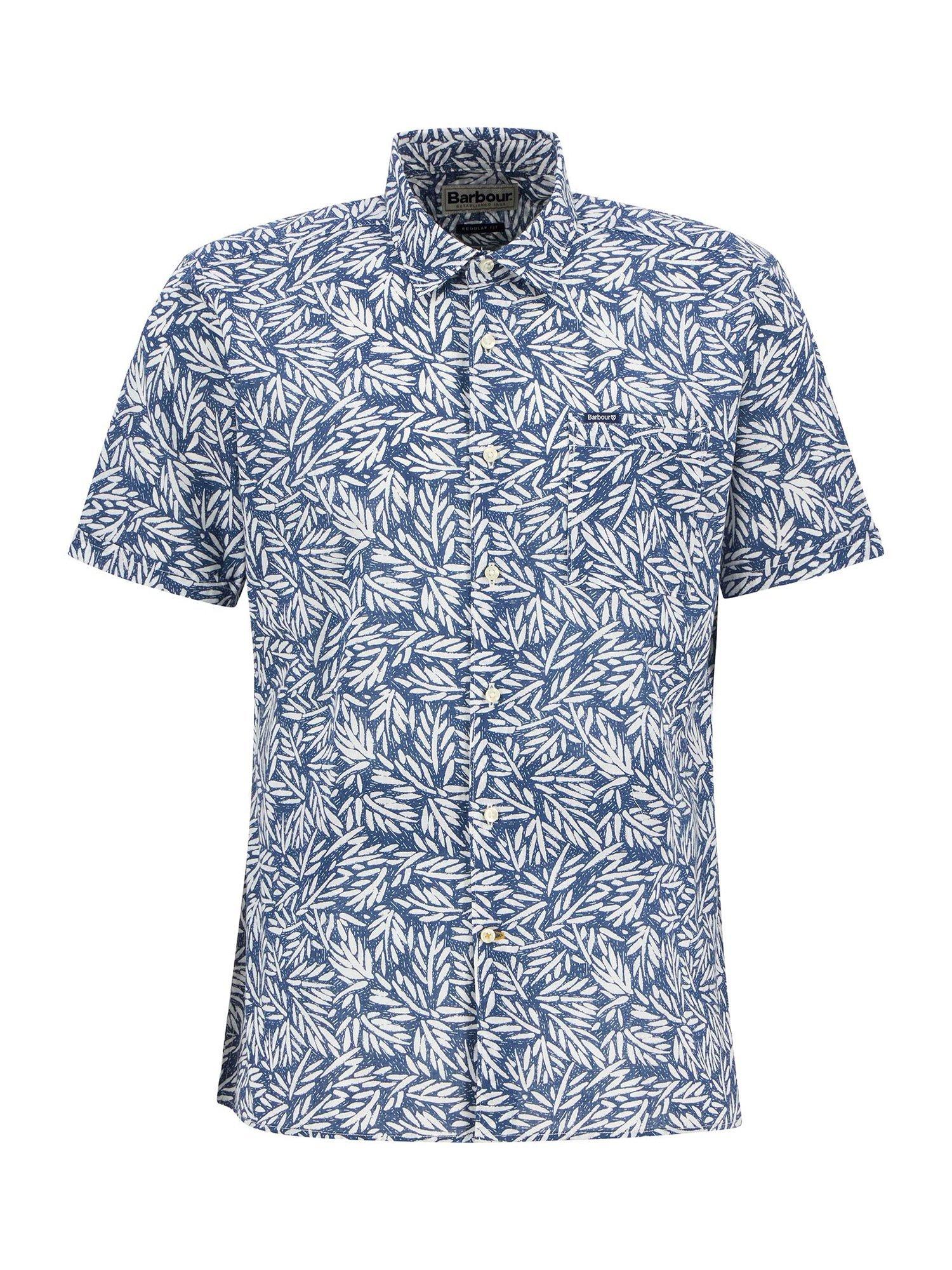 Product image 4 of 6, which shows Barbour Jackstone Cotton Shirt, Dark Denim, S