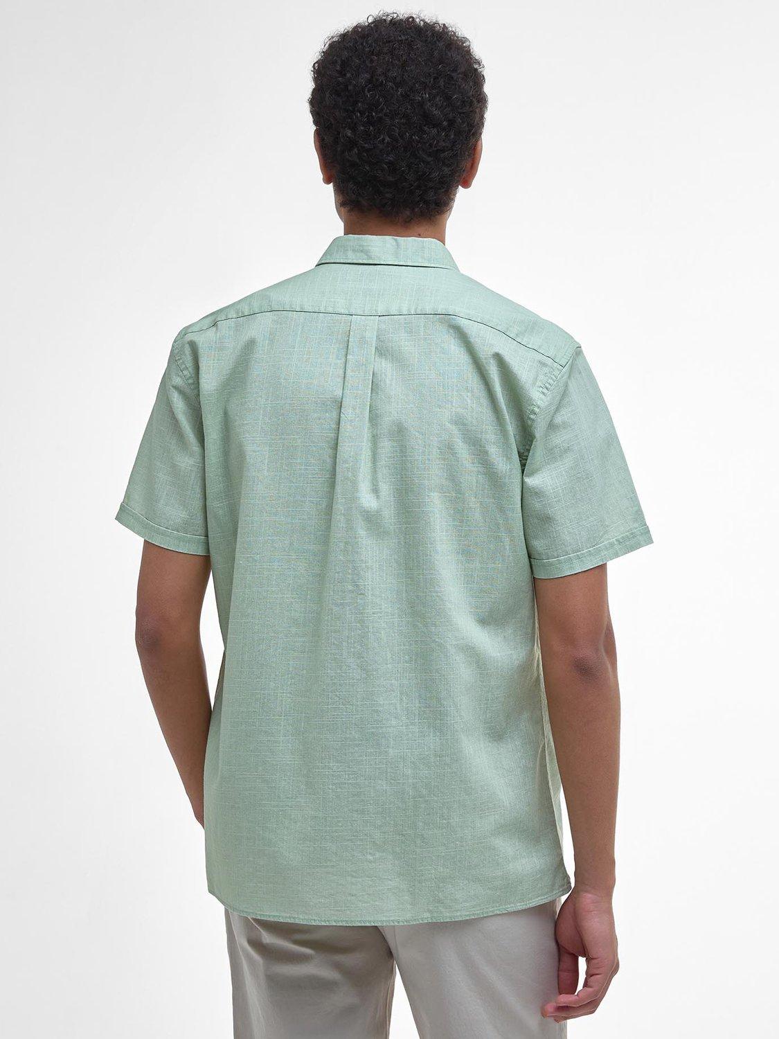 Product image 2 of 7, which shows Barbour Slub Cotton Shirt, Seagrass, S