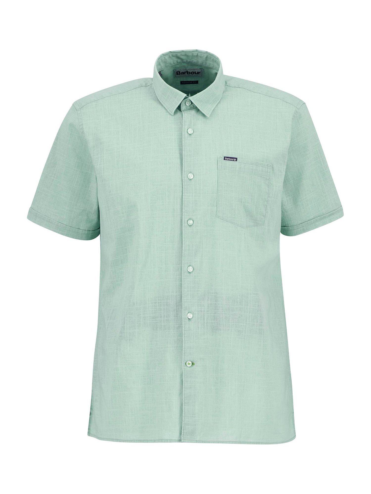 Product image 4 of 7, which shows Barbour Slub Cotton Shirt, Seagrass, S