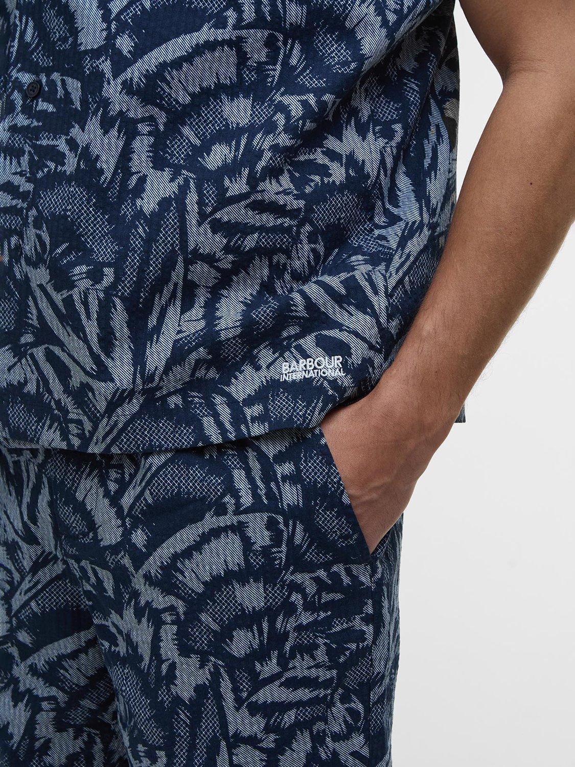 Product image 5 of 6, which shows Barbour International Kew Cotton Shirt, Navy, S