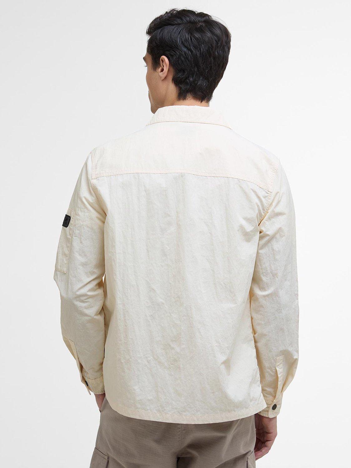 Product image 2 of 7, which shows Barbour International Scots Overshirt, Whisper White, L