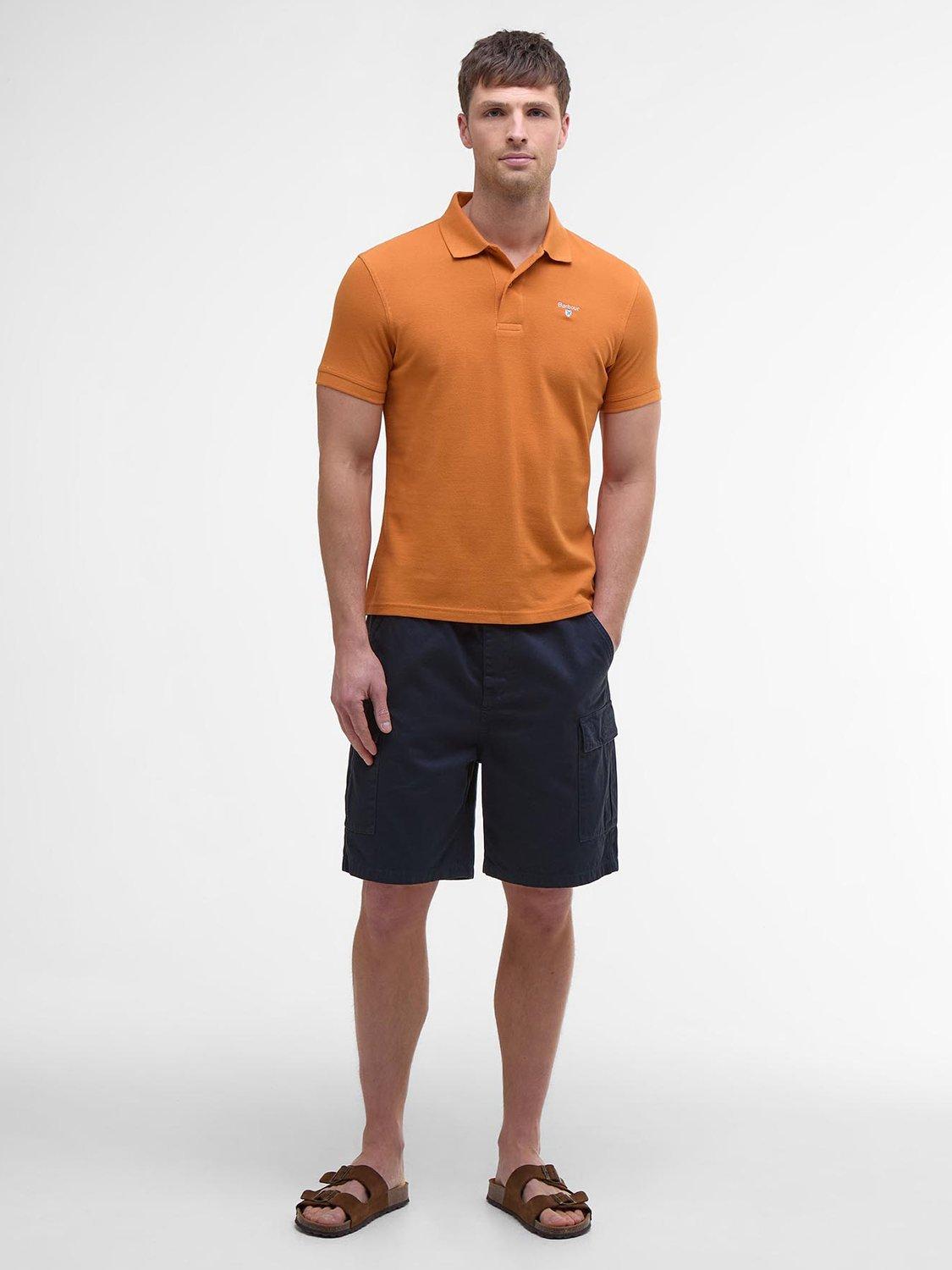 Product image 3 of 6, which shows Barbour Sports Cotton Polo Shirt, Sunset Haze, S