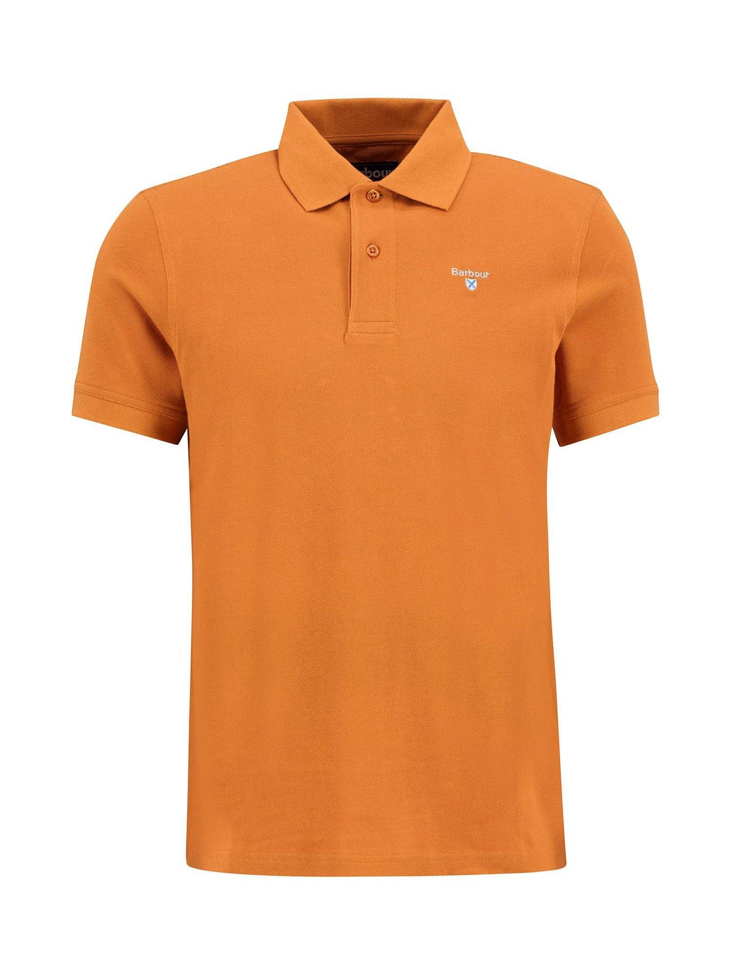 Product image 4 of 6, which shows Barbour Sports Cotton Polo Shirt, Sunset Haze, S