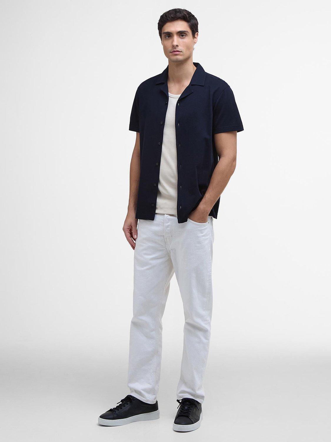 Product image 3 of 6, which shows Barbour International Tonto Cotton Shirt, Navy, S