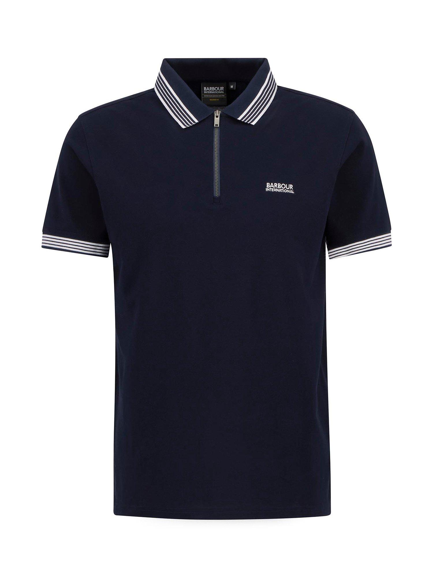 Product image 4 of 6, which shows Barbour International Upham Polo Shirt, Navy, S