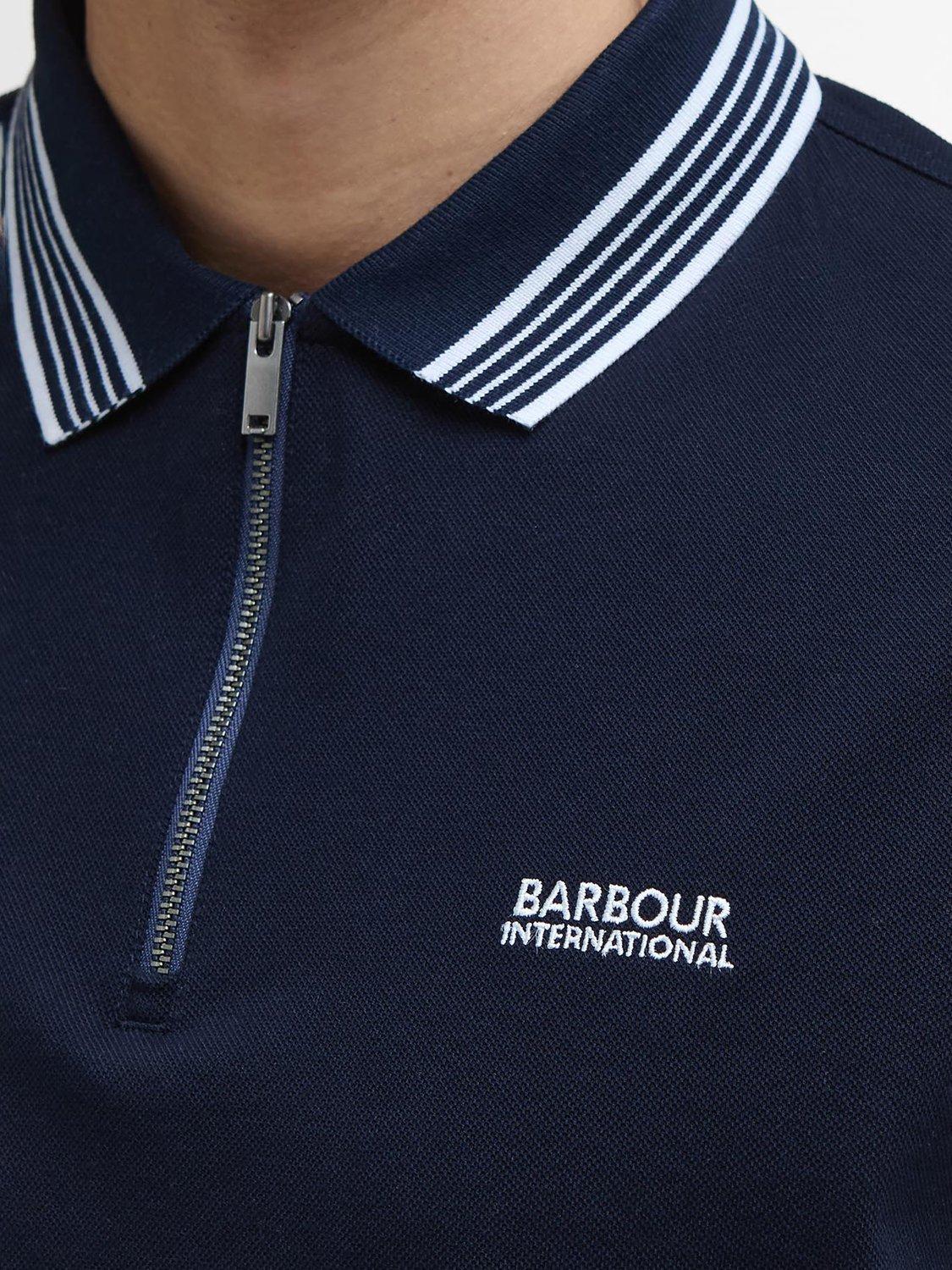 Product image 6 of 6, which shows Barbour International Upham Polo Shirt, Navy, S