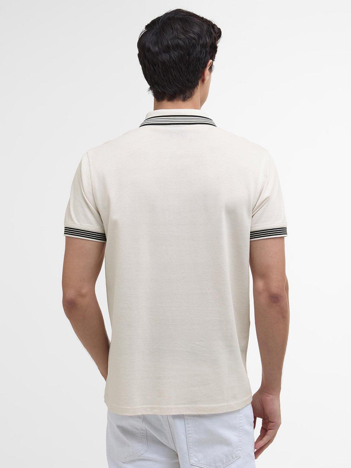 Product image 2 of 6, which shows Barbour International Upham Polo Shirt, Whisper White, S