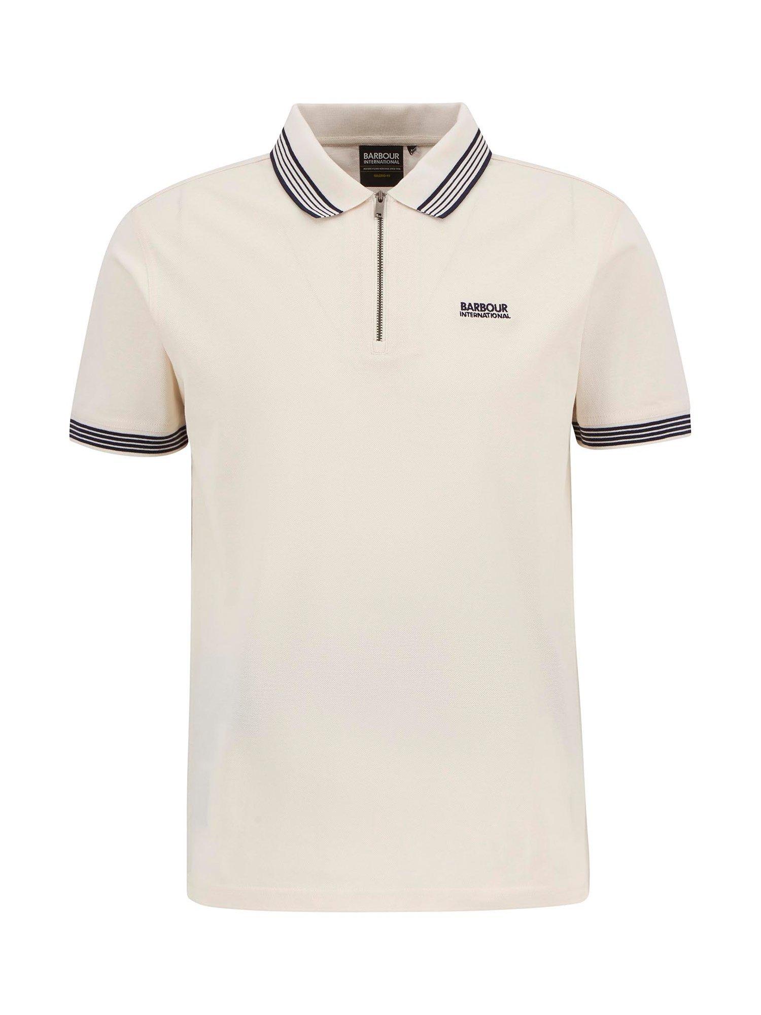 Product image 4 of 6, which shows Barbour International Upham Polo Shirt, Whisper White, S