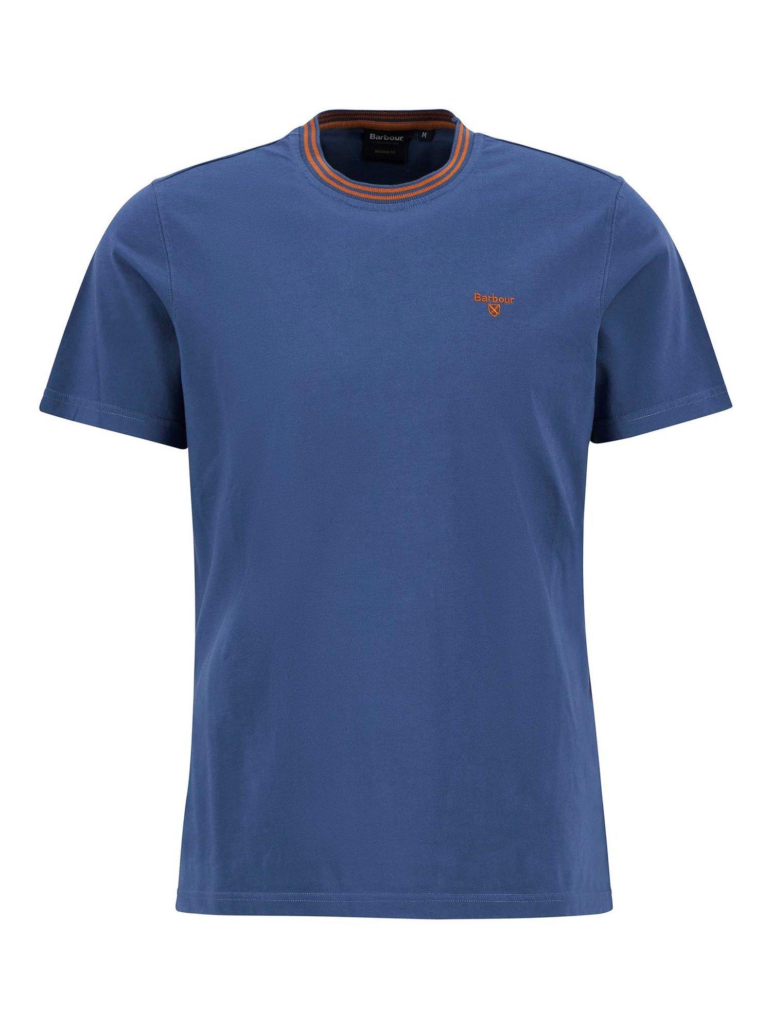 Product image 4 of 6, which shows Barbour Austwick Cotton T-Shirt, Dark Denim, S