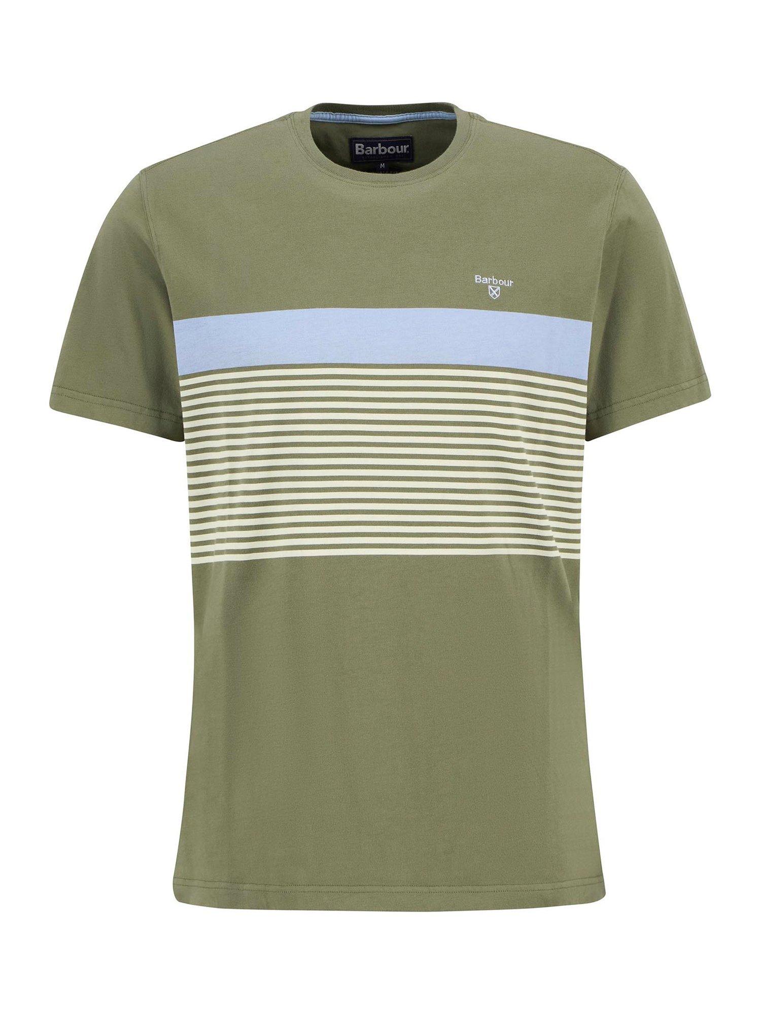 Product image 4 of 6, which shows Barbour Braeside Cotton T-Shirt, Light Moss, S