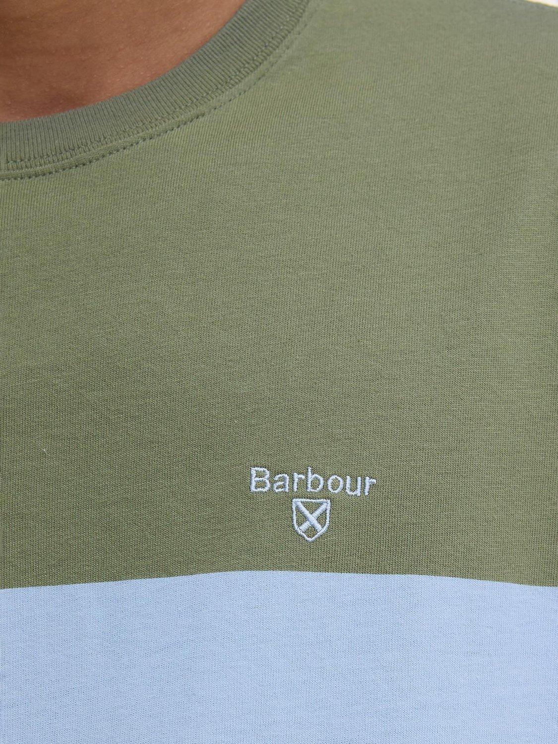 Product image 6 of 6, which shows Barbour Braeside Cotton T-Shirt, Light Moss, S