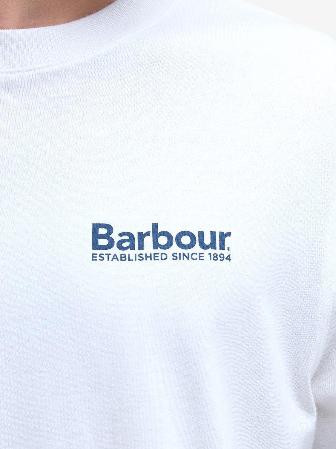 Product image 7 of 7, which shows Barbour Moonwell Cotton T-Shirt, Whisper White, S