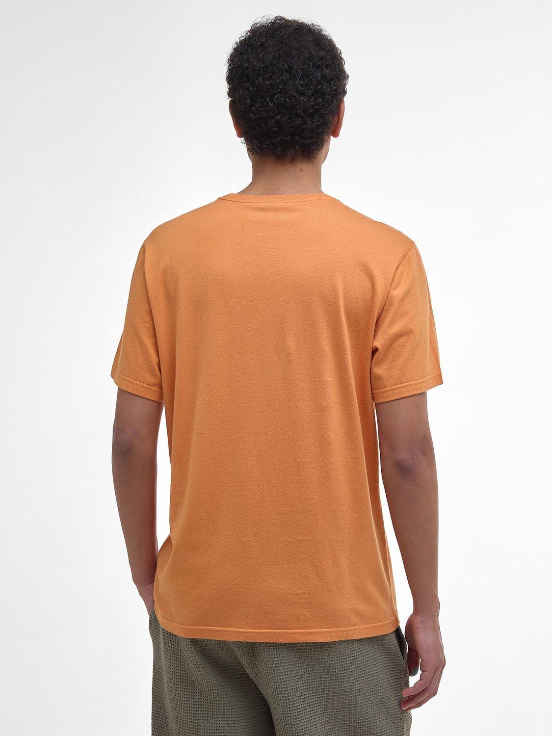 Product image 2 of 6, which shows Barbour Newsham Cotton T-Shirt, Sunset Haze, S