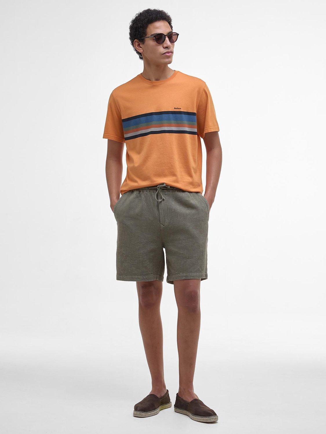 Product image 3 of 6, which shows Barbour Newsham Cotton T-Shirt, Sunset Haze, S