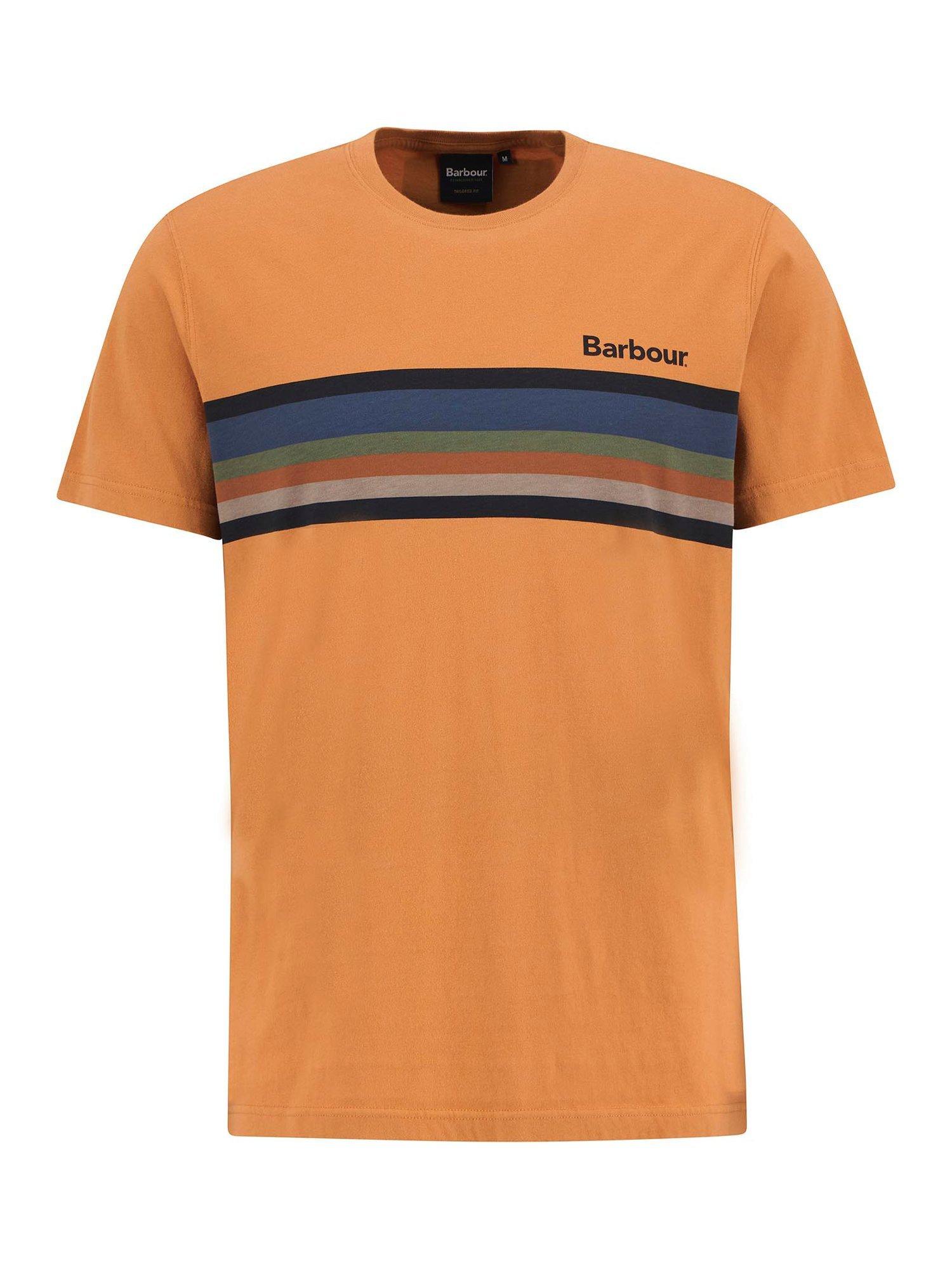Product image 4 of 6, which shows Barbour Newsham Cotton T-Shirt, Sunset Haze, S