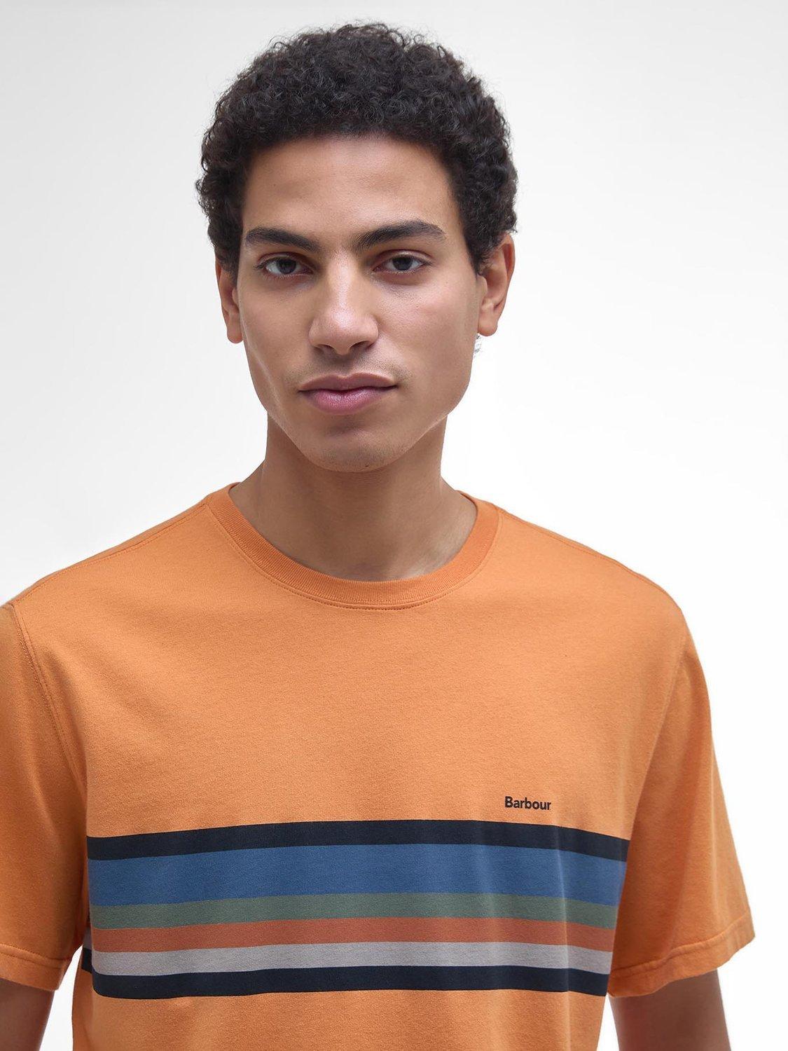 Product image 5 of 6, which shows Barbour Newsham Cotton T-Shirt, Sunset Haze, S
