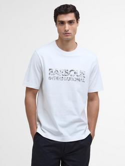 Barbour International Bento Cotton T-Shirt, Whisper White