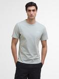 Barbour International Logo Cotton T-Shirt, Mineral Grey