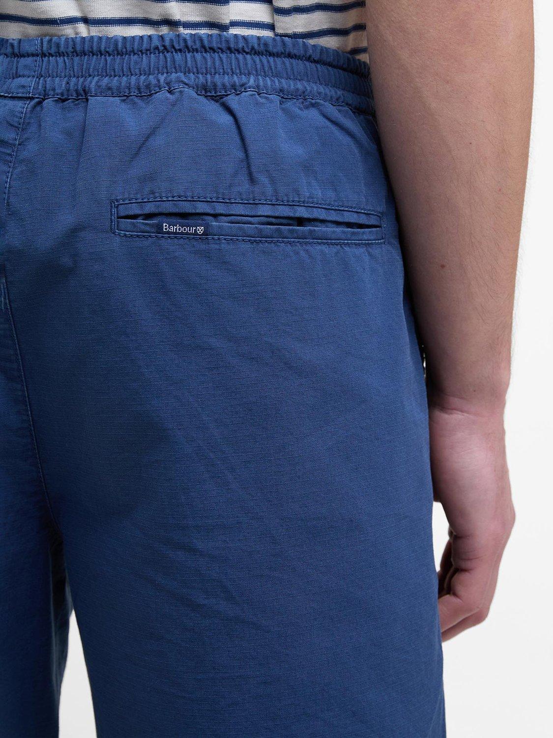 Product image 6 of 6, which shows Barbour Rickfell Cotton Shorts, Dark Denim, S
