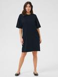 KAFFE Judy Cotton T-Shirt Dress, Black