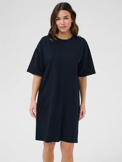 KAFFE Judy Cotton T-Shirt Dress, Black - view 2, Black