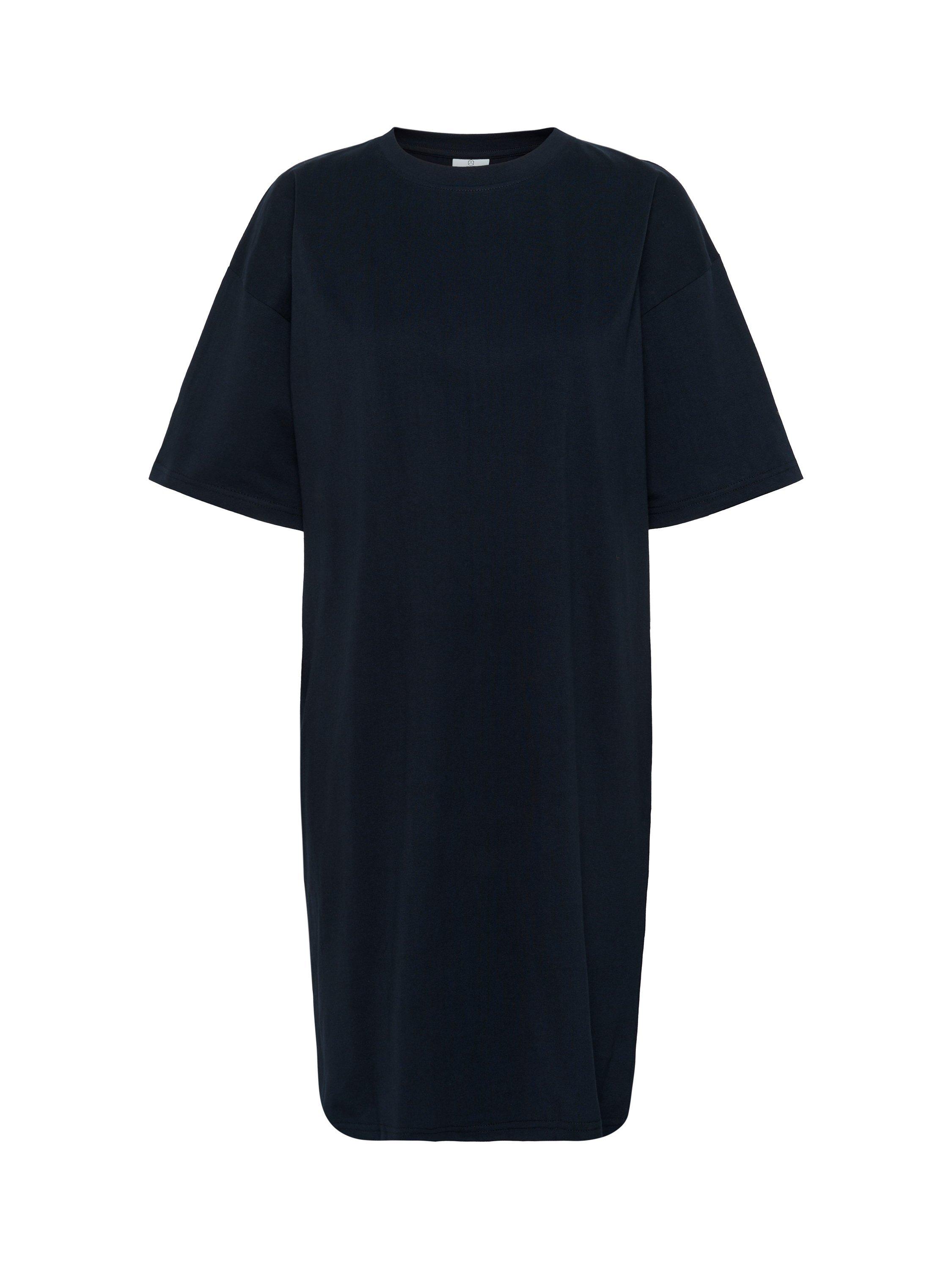 Product image 4 of 5, which shows KAFFE Judy Cotton T-Shirt Dress, Black, XL