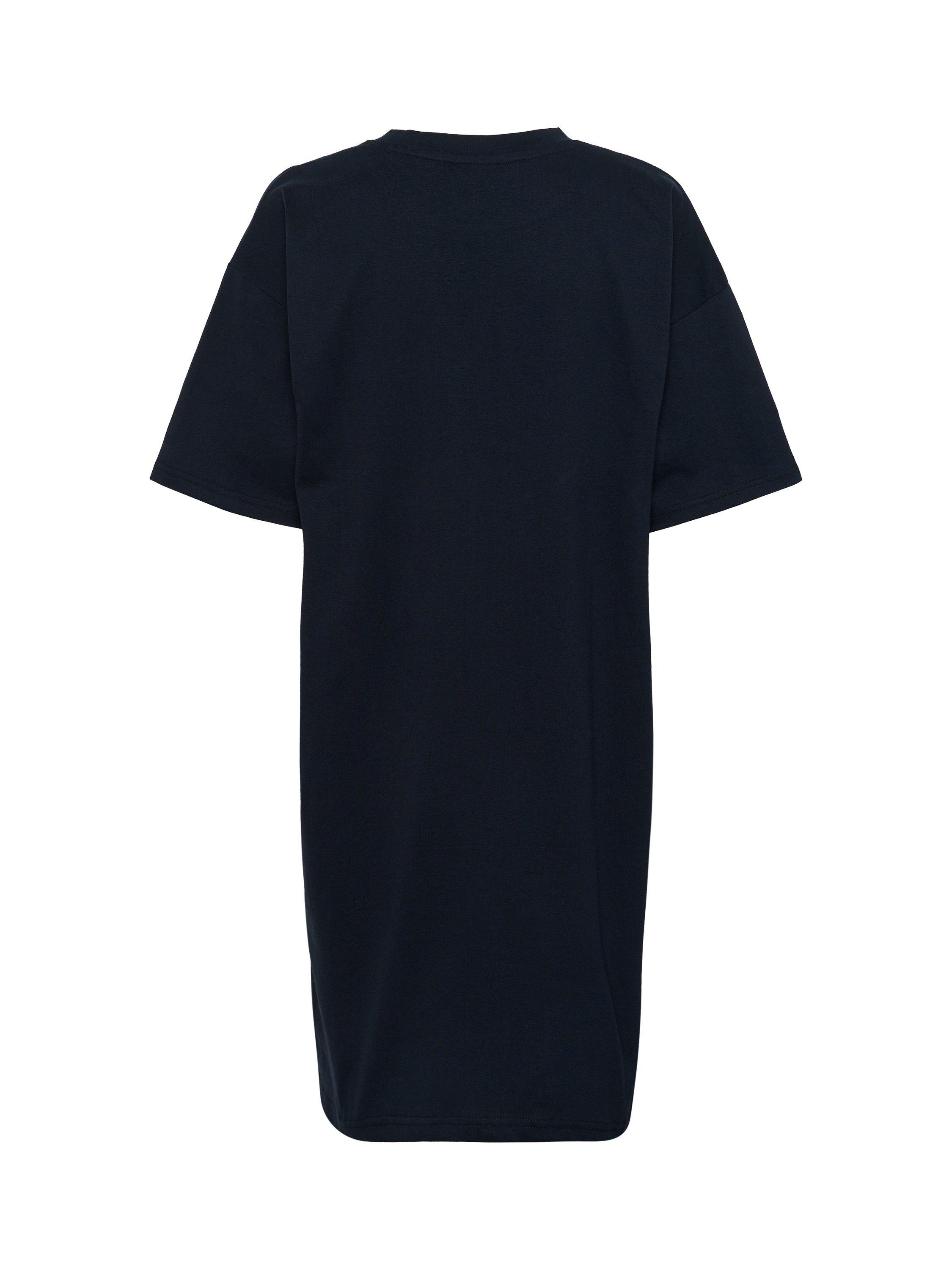 Product image 5 of 5, which shows KAFFE Judy Cotton T-Shirt Dress, Black, XL