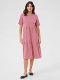 KAFFE Judy Cotton Tiered Midi Dress
