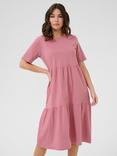 KAFFE Judy Cotton Tiered Midi Dress