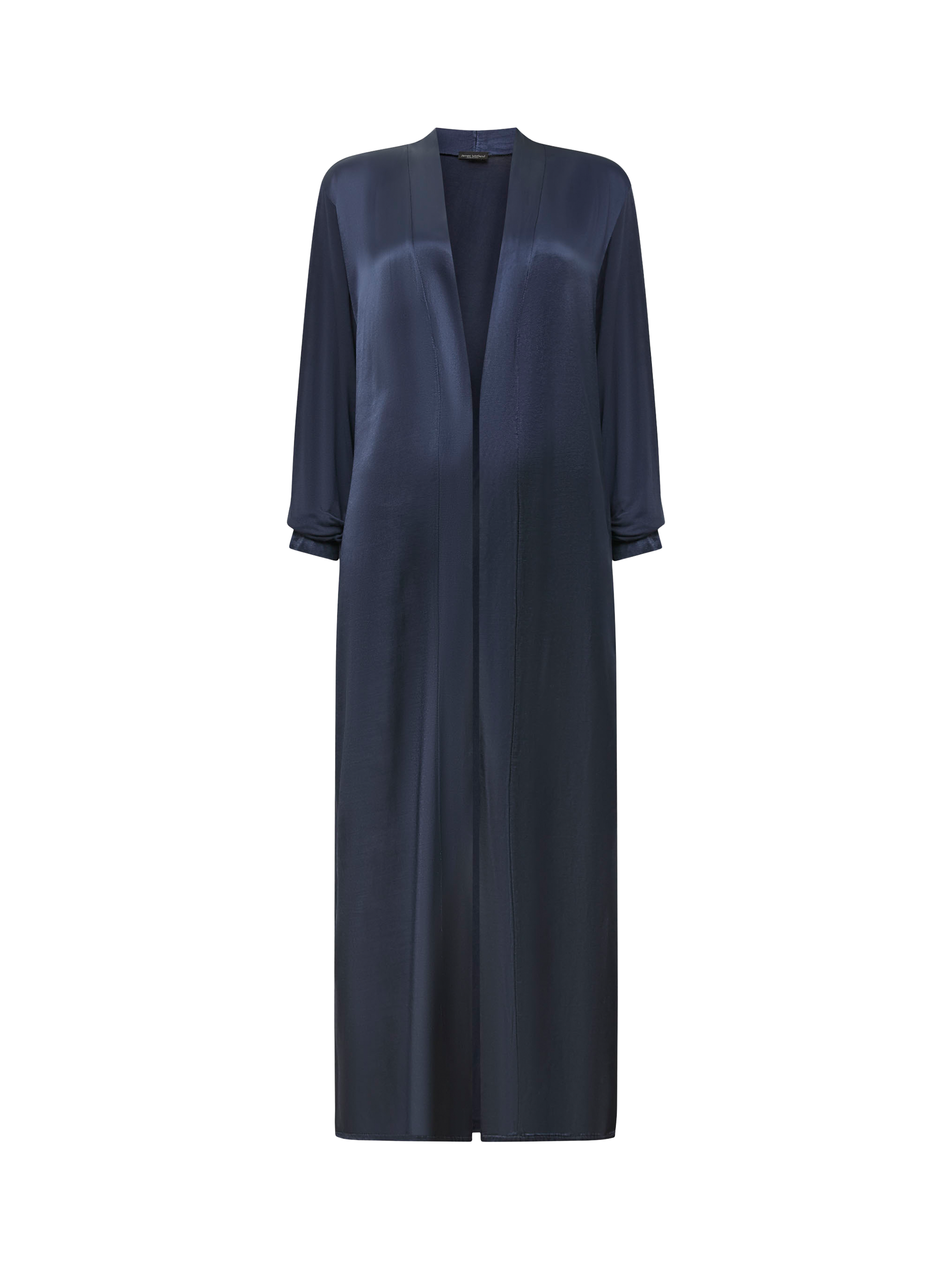 Product image 6 of 6, which shows James Lakeland Long Satin Cardigan, Navy, 10