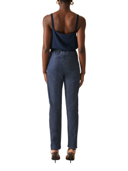 James Lakeland Pintuck Slip On Jeans, Blue - view 2, Blue