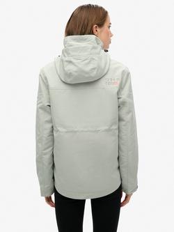 Superdry Hooded Ultimate Tech Windbreaker Jacket, Puritan Grey - view 2, Puritan Grey