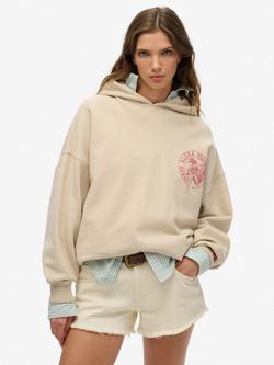 Superdry Lo-fi Outdoor Oversized Hoodie, Off Grey, Off Grey