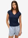 Superdry Essential Lace Trim Top