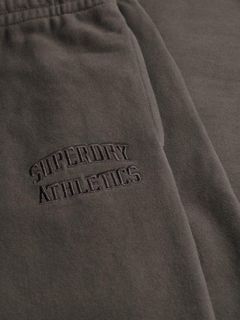 Product image 6 of 6, which shows Superdry Atheltic Tonal Embroidered Wide Leg Joggers, Richest Navy, 8