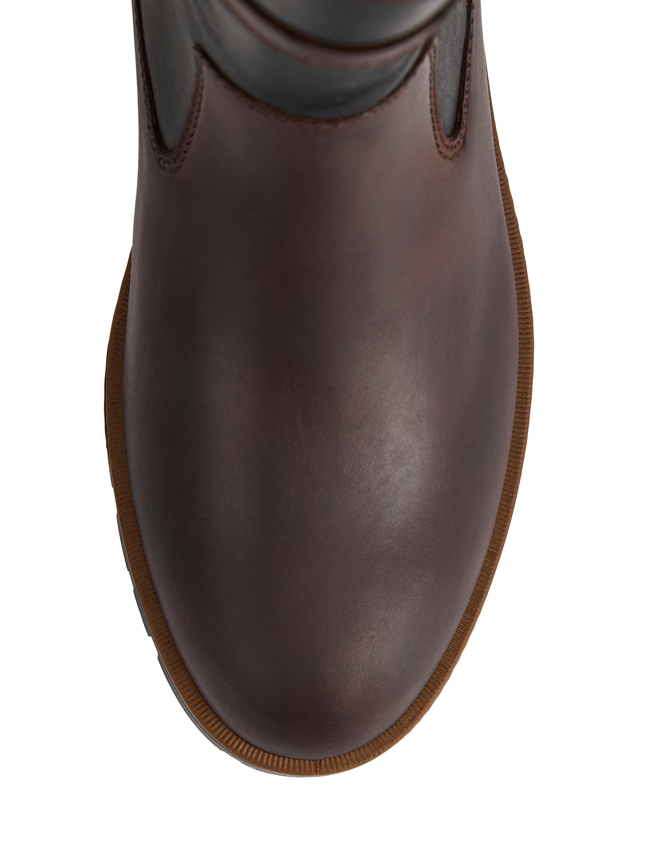 Product image 4 of 6, which shows Dubarry Roundstone Leather Knee High Boots, Black/Brown, 4