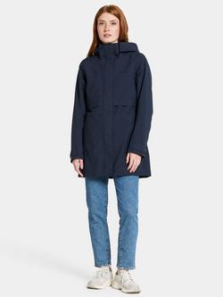 Didriksons Edith Wind & Waterproof Jacket - view 2, Dark Night Blue