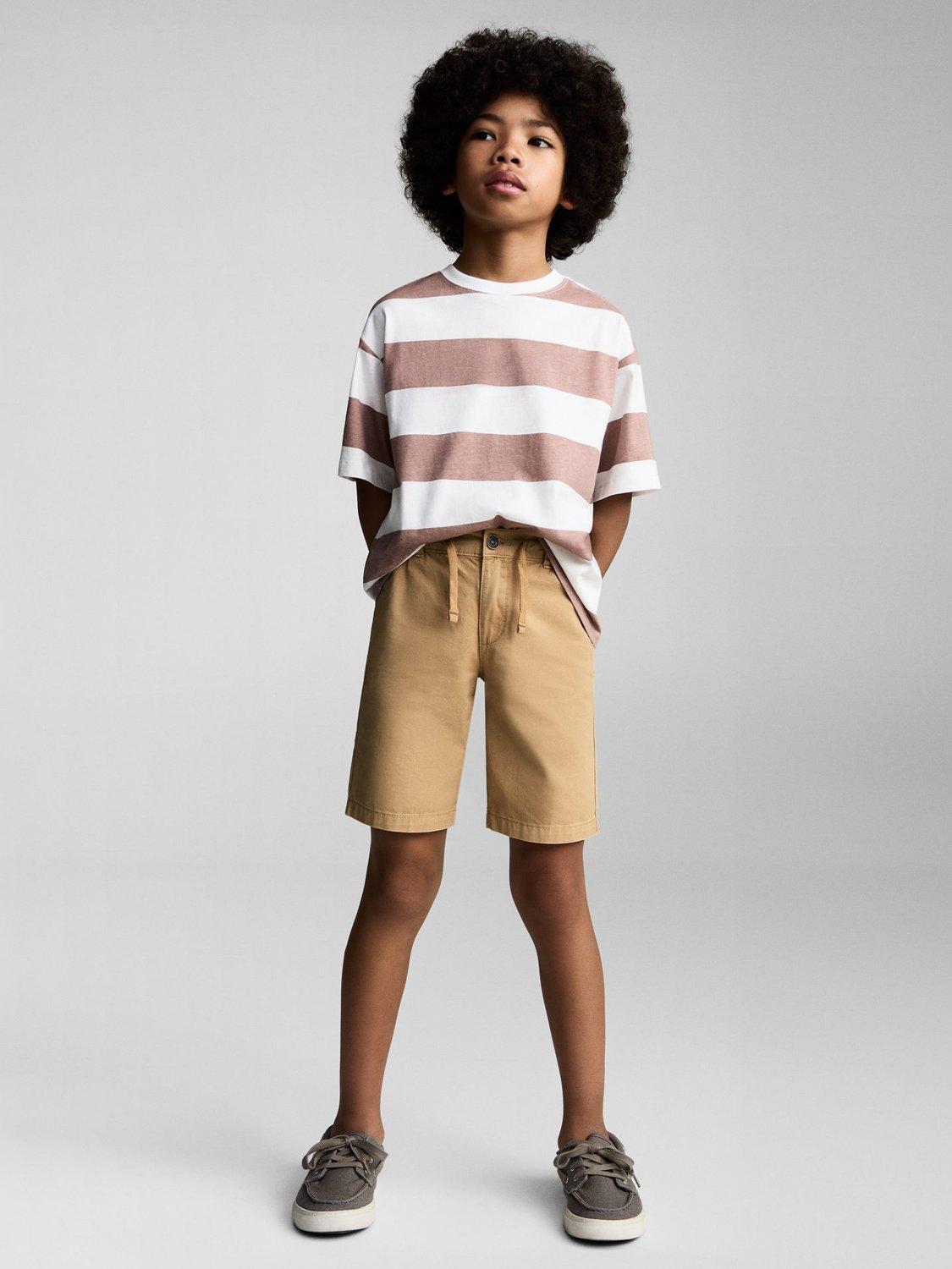 Product image 2 of 4, which shows Mango Kids' Aruba Chino Shorts, Medium Yellow, 6 years