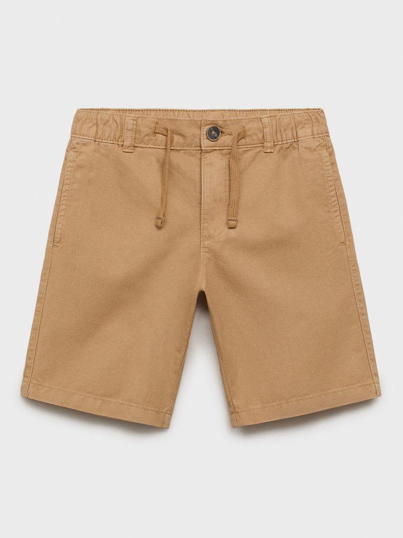 Product image 3 of 4, which shows Mango Kids' Aruba Chino Shorts, Medium Yellow, 6 years