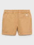 Mango Kids' Belice Chino Shorts, Medium Yellow