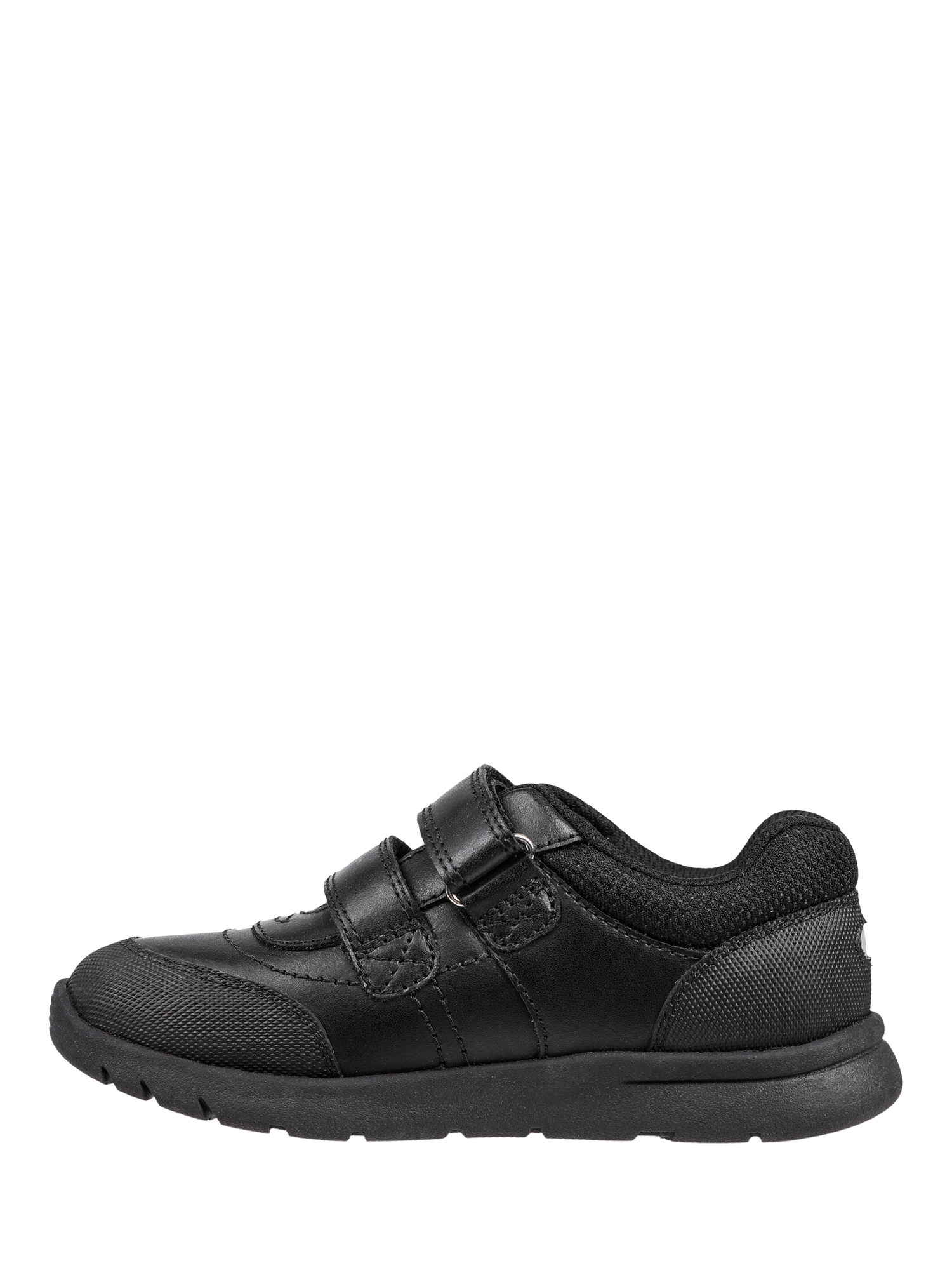 Product image 6 of 8, which shows ToeZone Kids' Strike Leather Football School Shoes, Black Black, 8 Jnr