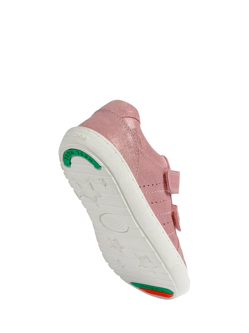 Product image 7 of 9, which shows ToeZone Kids' Brooke Trainers, Pink, 4 Jnr