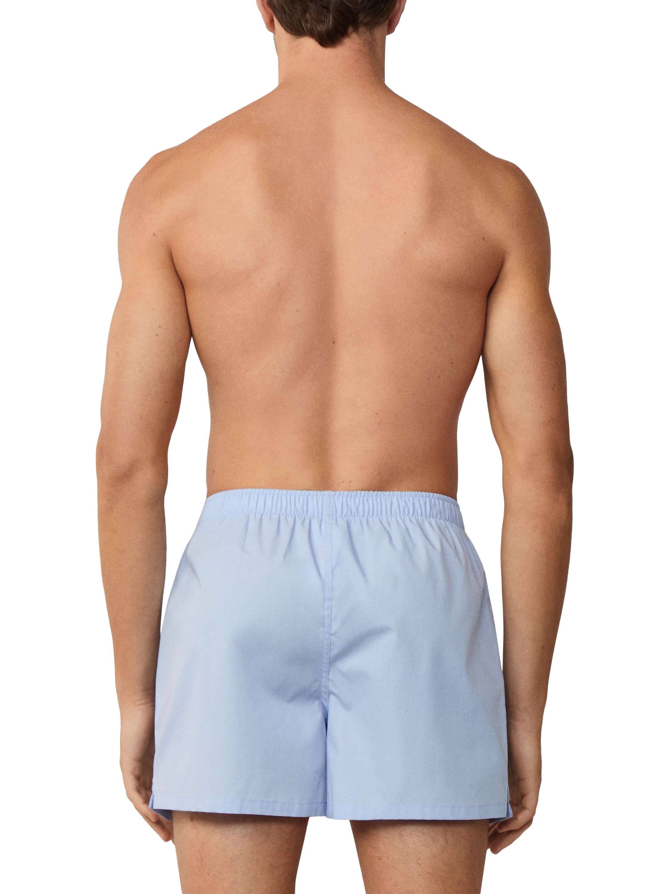 Product image 3 of 9, which shows Hackett London Cotton Woven Boxer Shorts, Pack of 2, White, XXL