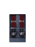 Hackett London Combi Braces, Burgundy Red