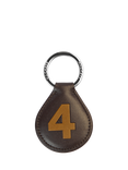 Hackett London 1 Leather Keychain, Brown