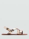 Mango Kids' Ariel Sandals, Gold