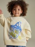 Claude & Co Kids' Frances Cotton Lemon Print Sweatshirt