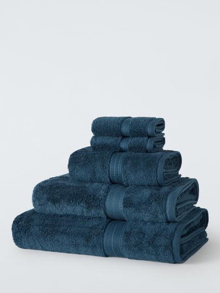 John Lewis Ultimate Hotel Cotton Towels, Loch Blue