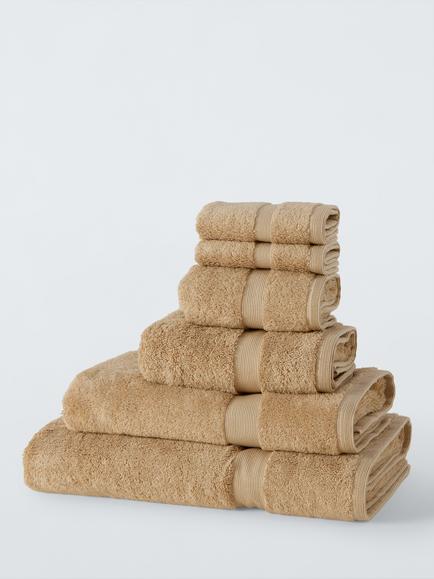 John Lewis Egyptian Cotton Towels, Camel