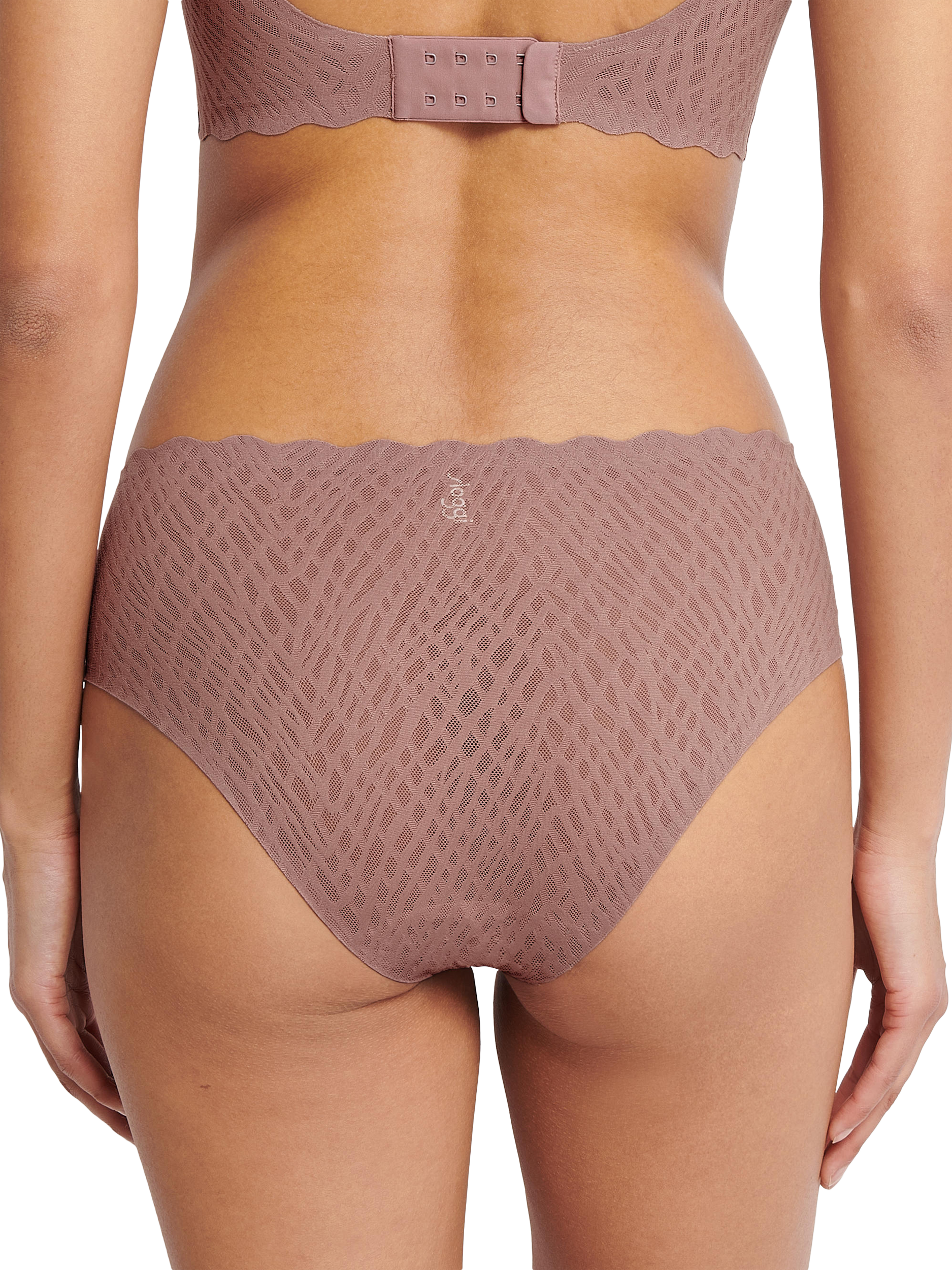 Product image 2 of 7, which shows sloggi ZERO Feel Bliss Hipster Knickers, Cacao, L